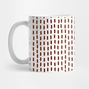 Earth Pastel colored Dotted line pattern Mug